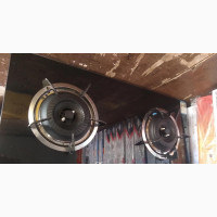 2 Burner Glass in-Built Table Top Gas Cooker