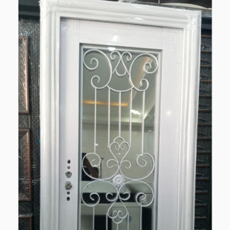 White Glass Door