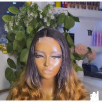 Curls Human Hair Blended Wig