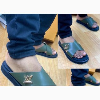 Men#039;s Leather Slippers - Designer Collection