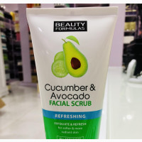 Beauty Formulas Cucumber Avocado Facial Scrub