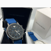 Emporio Armani Strap Watch(Blue)