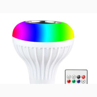 LED Smart Music Bulbs, 12W E27 RGB Music Bulb Speaker