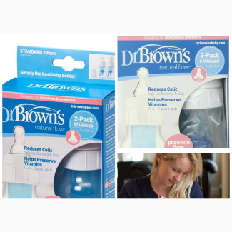 Dr Brown#039;s Original Bottle Preemie 2, Oz 2- Pack