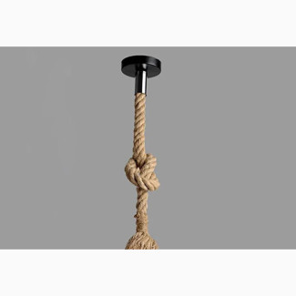 Vintage Hemp Rope Pendant Light - Complete Your Space with Style