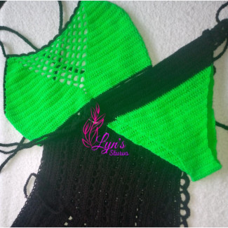 Stylish Crochet Bikini and Shorts for Women