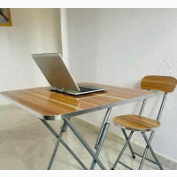 Rectangular Beech Folding Table