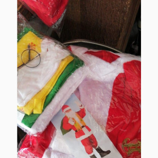 Christmas Santa Claus Costume with Accessories