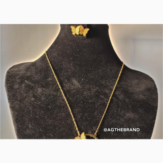 Maya Set - Stainless Steel Necklace and Earring Set