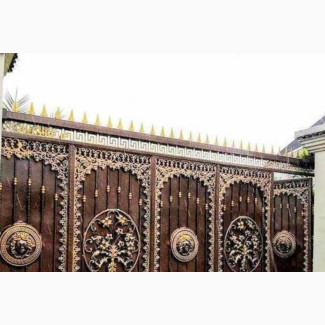 Sleek Wrought Rolling Gate for Sale