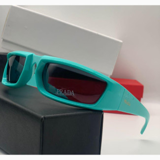 PRADA SPY MEN COOPER Sunglasses-Black, White, Green and Ash