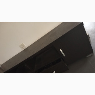 Neat Dark Brown TV Shelf
