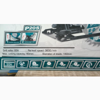 Total Cordless Circular Saw 20v 140mm Blade Diameter