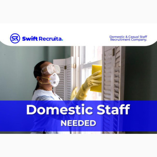 Male Live-in Domestic Help Needed for Immediate Employment in Ikotun, Lagos