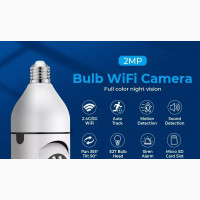 Optimax 360 Wifi Smart Bulb Camera