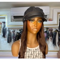 Human Hair Blend Cap Wig