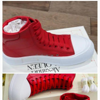 Alexander McQueen Hightop Sneakers Red - Unisex - Brand New