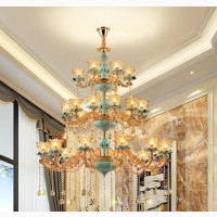 Brand New European-Style Crystal Chandelier for Living Room or Hotel