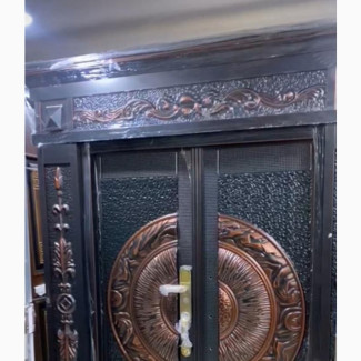 Full Moon Copper Door