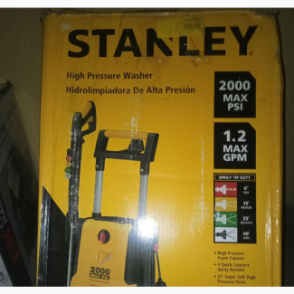 Stanley High Pressure Washer (SHPW2000) 2000 Max Psi, 1.2 M