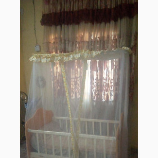 Baby Cot, Mattress and Net