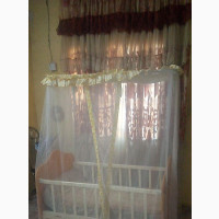 Baby Cot, Mattress and Net