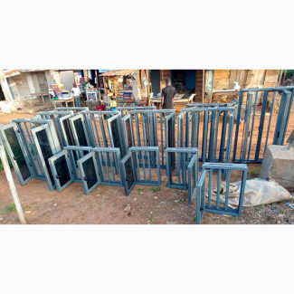 Casement Windows With Inner Buglary and Inner Sliding Net