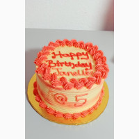 Buttercream Frosted Cake 6 One Layer