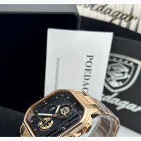 Poedagar Men Choronograph Wristwatch