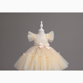 Serenity Net and Sequence Luxury Ball Gown