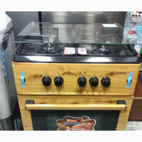 Maxi 60/60cm 3 Gas and 1 Electric With Auto Ignition, Oven