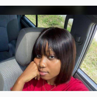 Human Hair Fringe Wig - 10 Inches
