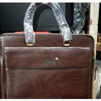 Mont Blanc Leather Office, Laptop and Business Bag