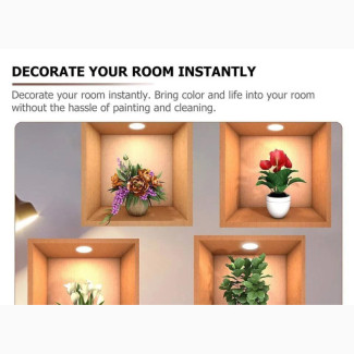3D Decorative Wall Sticker (Per 4pcs)
