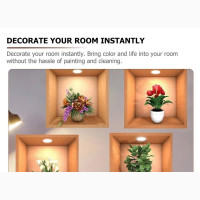 3D Decorative Wall Sticker (Per 4pcs)