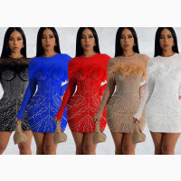 Louis Vuitton Diamond Stoned Dress - Size S M L XL