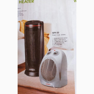Qasa Fan Heater 2000watts - Brand New