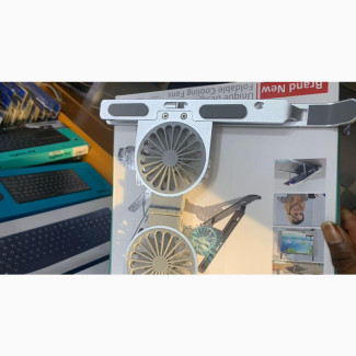 Portable Laptop Stand Multifunctional Aluminum Cooling Fan