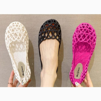 Weaving/Leaf Crocs Female Shoes