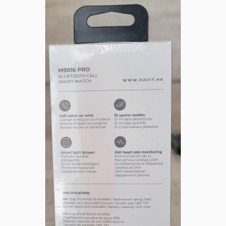 Havit M9016 PRO Bluetooth Call Smartwatch - Brand New