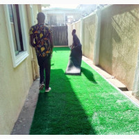Installation Of Artificial Green Grass