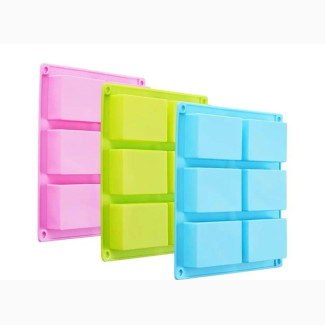 Rectangular Silicone Mold 6 Cavities
