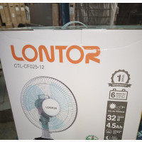 Lontor 12-Inch Rechargeable Desk Fan