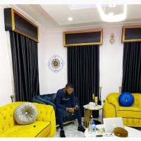 VIP Black Royal Curtains - Brand New