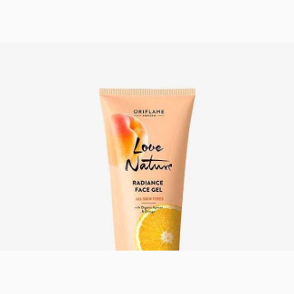 Love Nature Radiance Face Gel With Organic Apricot Orange