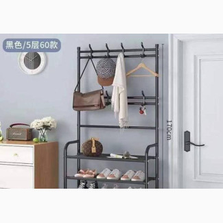 3-in-1 Rack: Shoe, Cloth, and Bag Organizer