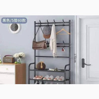 3-in-1 Rack: Shoe, Cloth, and Bag Organizer