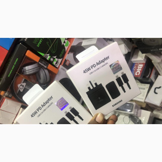 45W PD Adapter USB-C to C Cable (5A) Samsung Fast Charger