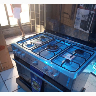 Kitchen 6 Burner Gas Cooker With Oven