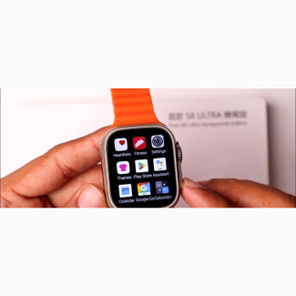 S8 Ultra Smart Watch. With Sim. 32gb 2ram. Play Store